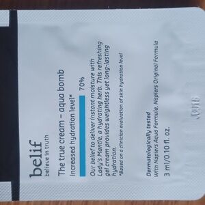 Belif The true cream - aqua bomb 3 ml